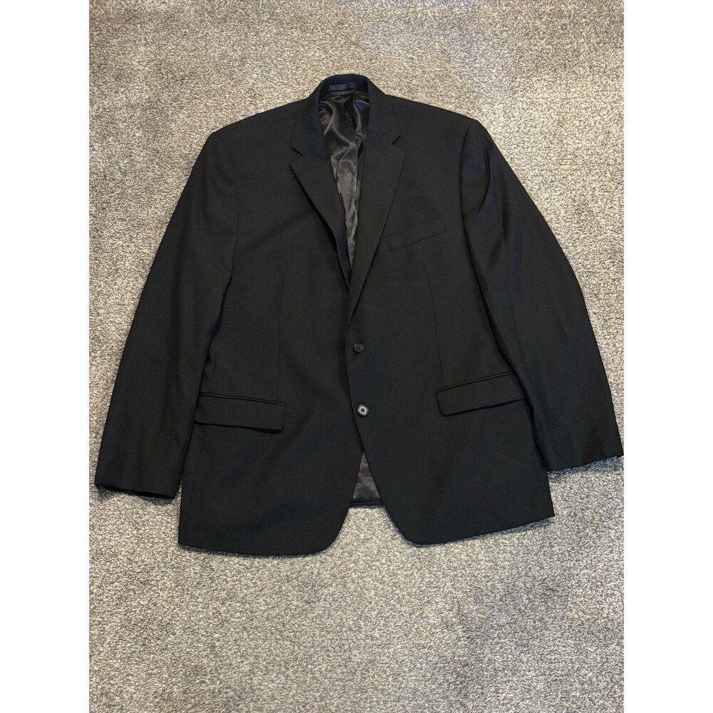 Ralph Lauren Polo Blazer Men’s 44R‎ Black 100% Wool RN90736